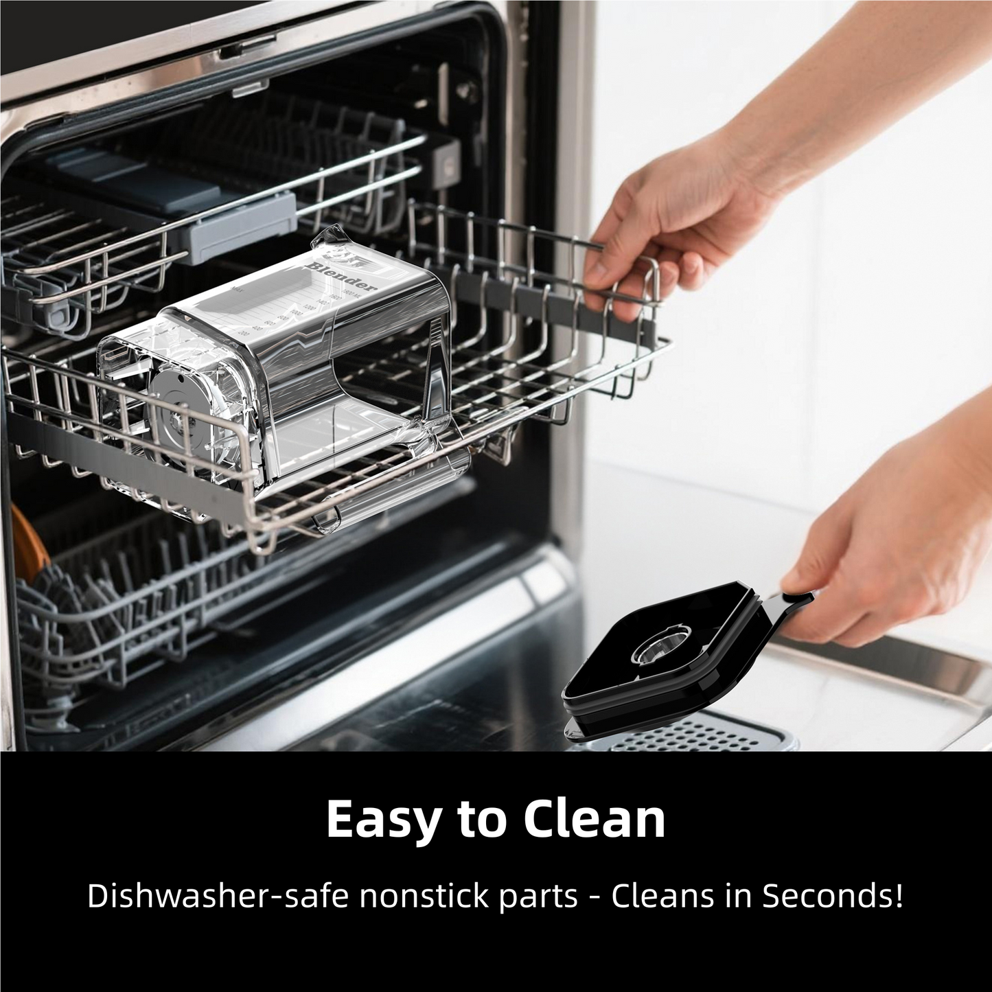 AIZYO Professional Commercial Blender for Kitchen, Heavy Duty Quiet Shield, 2200W Motor, 6 Food Grade Blade, 60 Oz Pitcher, 5 in 1 Functions Countertop Blender for Ice Crush, Smoothies, Shakes, Spreads